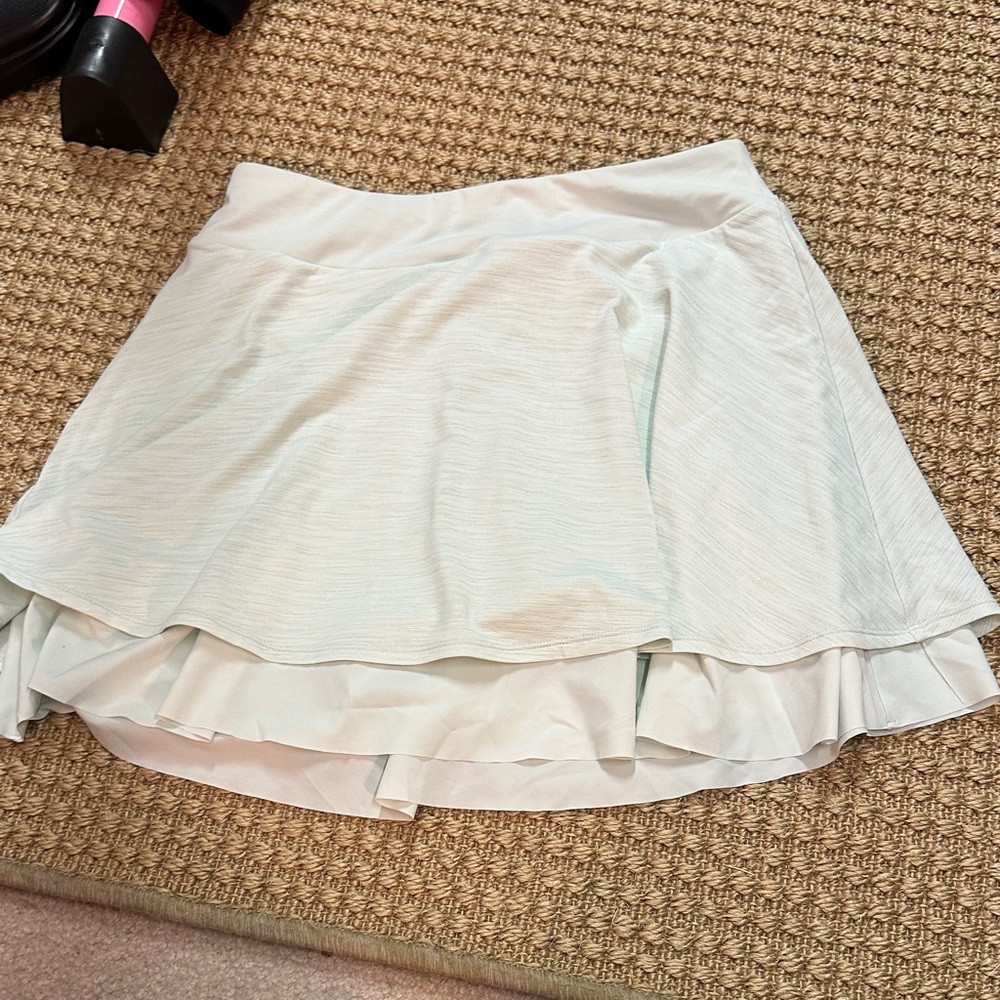 Alia Cream Mini Skirt